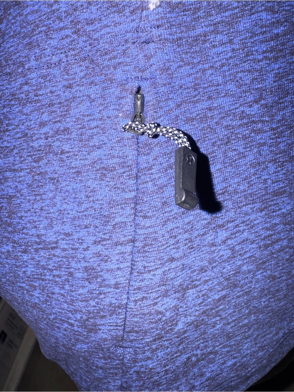 lululemon athletica Men's blue Heather Quarter-Zip Pullover - Picture 10 of 13